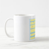 Single Musical Note Kaffeetasse (Links)