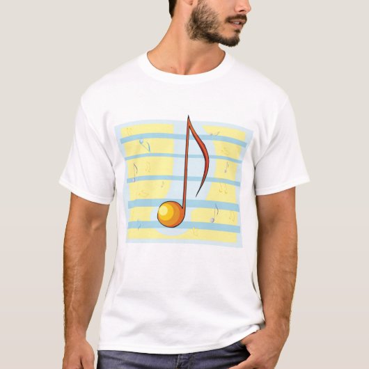 Single Musical Note T-Shirt (Vorderseite)