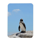 Single Niedlich Pinguin und Blue Sky Magnet (Vertikal)