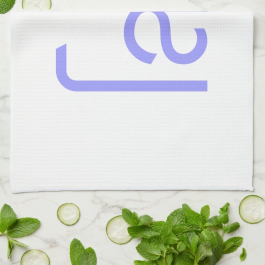 Single Ō SOHT in Thai Language Script Ō Handtuch (Gefaltet)