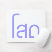 Single Ō SOHT in Thai Language Script Ō Mousepad (Mit Mouse)