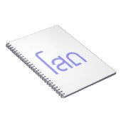 Single Ō SOHT in Thai Language Script Ō Notizblock (Rechte Seite)