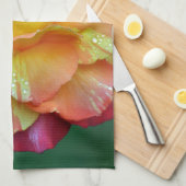 Single Orangentee Rose Geschirrtuch (Viertel Falte)