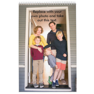 Single-Page-Kalender Ihre Fotos hinzufügen Kalender