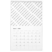 Single-Page-Kalender Ihre Fotos hinzufügen Kalender (Mär 2026)
