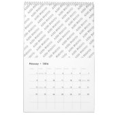 Single-Page-Kalender Ihre Fotos hinzufügen Kalender (Feb 2026)