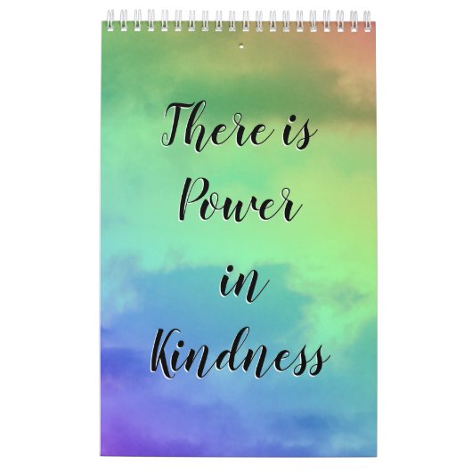 Single Page SmallCalendar, Weißer positiver Kalend Kalender (Rückseite)