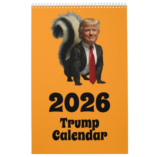 Single Page Trump Calendar Kalender (Titelbild)
