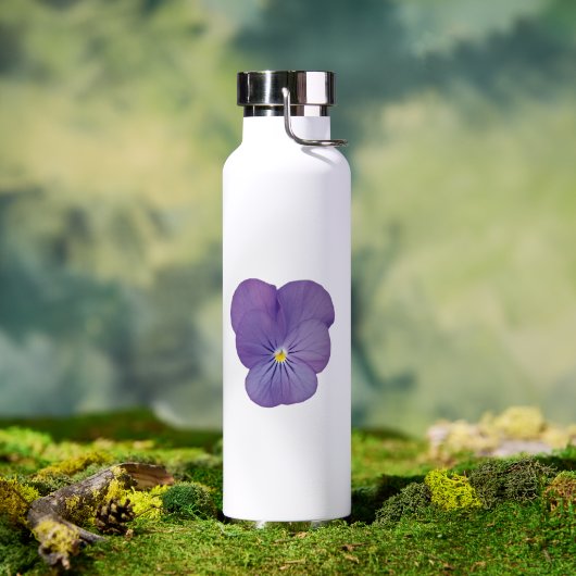 Single Pansy Blütenflasche Trinkflasche (Außenbereich (gedreht))