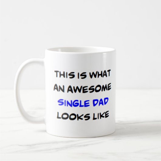 Single Papa, phantastisch Kaffeetasse (Links)
