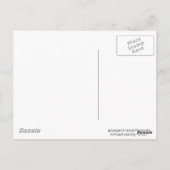 Single Patriotische Ornamente Postkarte (Rückseite)