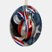 Single-patriotische Verzierung Keramik Ornament (Rechts)