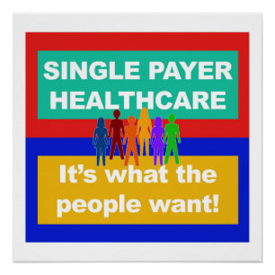 Single Payer Healthcare - Das ist es, was die Mens Poster