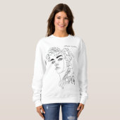 Single Pen Lined Woman Sweatshirt (Vorne ganz)