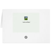 Single Petal Rose Blank Card (Rückseite Horizontal)