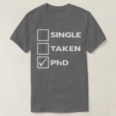 Single PhD 1 T-Shirt (Design vorne)
