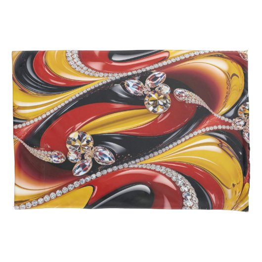 Single Pillowcase mit belgischen Farben Kissenbezug (Vorderseite)