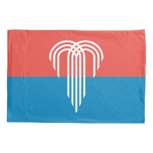 Single Pillowcase mit der Fahne von Kansas City Kissenbezug
