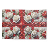 Single Pillowcase mit englischen Rose Kissenbezug (Rückseite)
