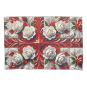 Single Pillowcase mit englischen Rose Kissenbezug (Vorderseite)
