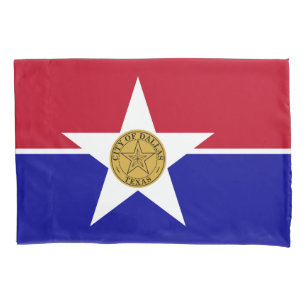 Single Pillowcase mit Flagge von Dallas Kissenbezug