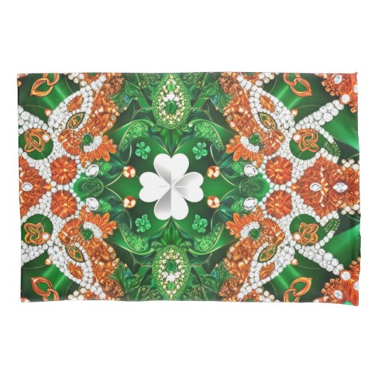 Single Pillowcase mit irischen Farben Kissenbezug (Vorderseite)