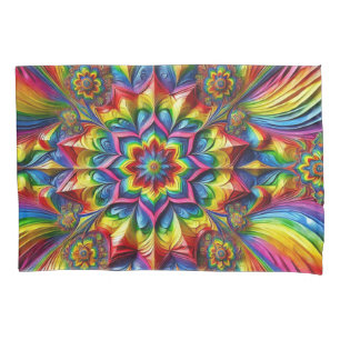 Single-Pillowcase mit LGBTQ-Farben Kissenbezug