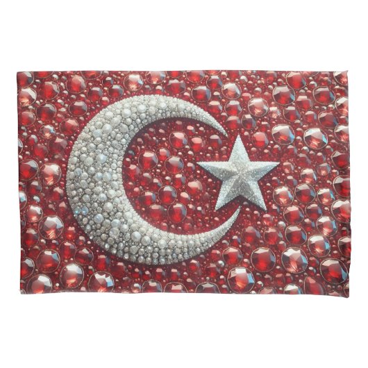 Single Pillowcase mit türkischen Farben Kissenbezug (Vorderseite)