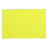 Single Pillowcase, Standard, Neongelb Kissenbezug (Vorderseite-Rechts)