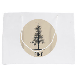 Single Pine Tree Outfit Große Geschenktüte