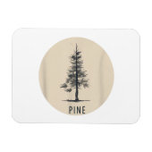 Single Pine Tree Outfit Magnet (Horizontal)