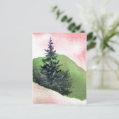 "Single Pines" Postkarte für Landstraßen (Stehend Vorderseite)
