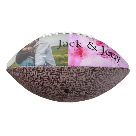 Single pink blue watercoloradd name foto football (Gedreht 270)