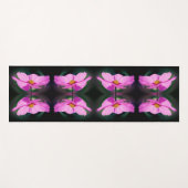 Single Pink Cosmos Blume Abstrakt Yogamatte (Vorderseite (Horizontal))