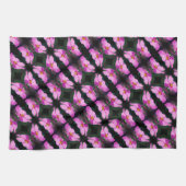 Single Pink Cosmos Blume Muster Geschirrtuch (Horizontal)
