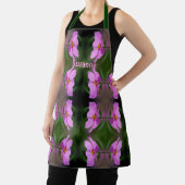 Single Pink Cosmos Blume Muster Personalisiert Schürze (InSitu)