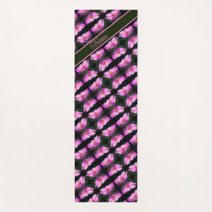 Single Pink Cosmos Blume Muster Personalisiert Yogamatte