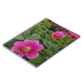 Single Pink Peonies Notizblock (Linke Seite)