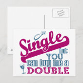 SINGLE-Postkarte Postkarte (Vorne/Hinten)