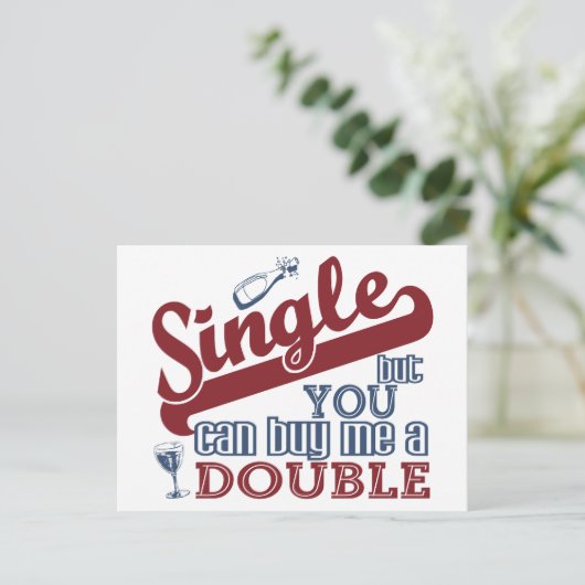 Single-Postkarte Postkarte (Stehend Vorderseite)