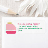 Single Preppy Ornament Rücksendeadresse (Insitu)