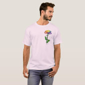 Single Rainbow Rose Polo Shirt (Vorne ganz)