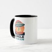 Single Raumschiff Entführung Alien Valentine Tasse (Vorderseite Links)