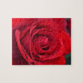Single Red Rose in full Bloom Puzzle (Horizontal)