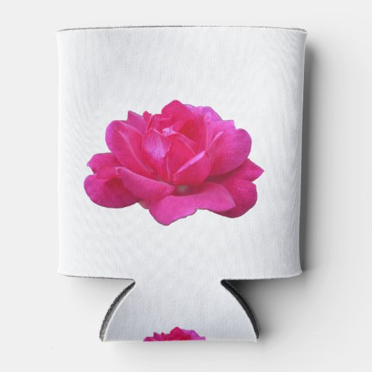 Single Rosa Blume Dosenkühler (Vorderseite)
