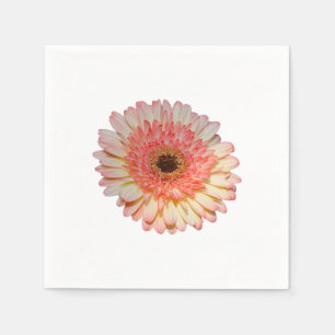 Single-Rosa-Gerber-Blume Serviette