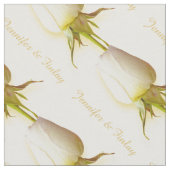 Single Rosa Hochzeit individuelle Name Stoff (Nahaufnahme)