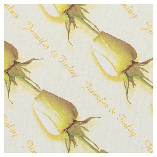 Single Rosa Hochzeitskleid individuelle Name Stoff (Nahaufnahme)