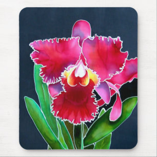 Single-rosa Orchidee Mousepad