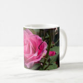 Single Rosa Rose Kaffeetasse (VorderseiteRechts)
